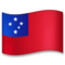 Samoa emoji on LG